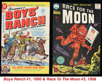 Boys Ranch #1, 1950 & Race For The Moon #3