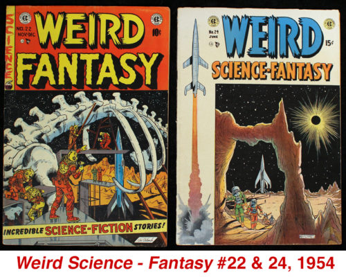 Weird - Science Fantasy #22 & 24. 1954