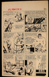 Tales To Astonish #61 Hulk original art