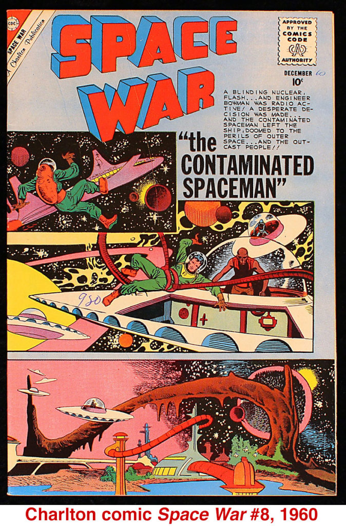 Space War #8, 1960 Steve Ditko cover