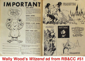 Witzend ad from RB&CC #51