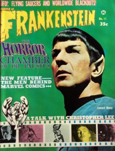 Castle Of Frankenstein #11, Mr. Spock cover