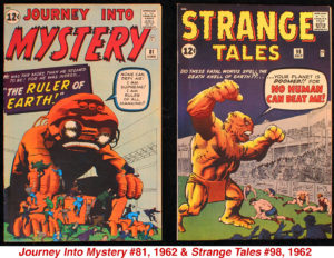 Journey Into Mystery #81 & Strange Tales #98, 1962