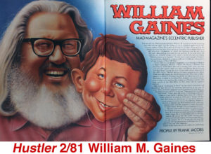 Hustler 2/81 Mad magazine's William M. Gaines interview