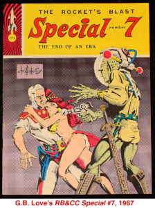 Rocket's Blast Comicollector Special #7 about EC comics