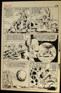 Tales To Astonish #64 Hulk original art