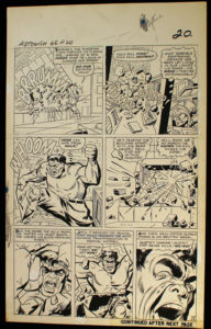 Tales To Astonish #66 Hulk original art