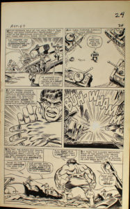 Tales To Astonish #67 Hulk original art