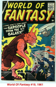 Pre-Marvel comic World Of Fantasy #19 with Jack Kirby cover