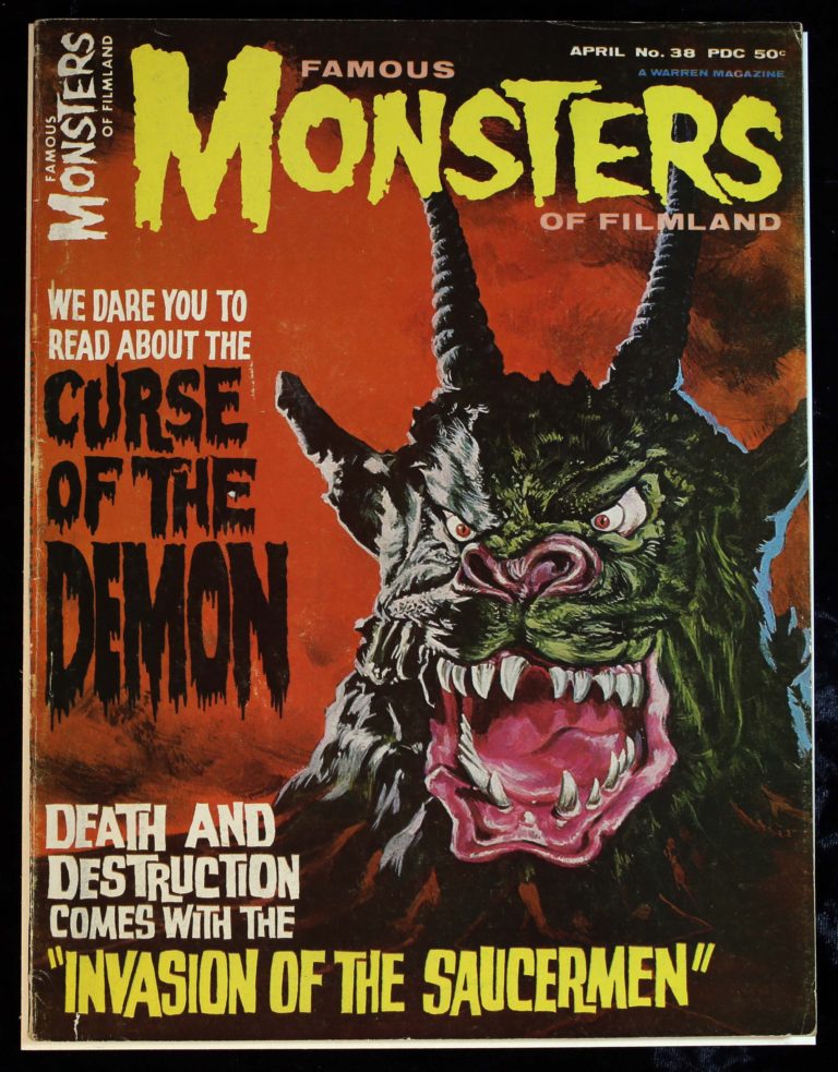 Famous Monsters #38 Curse of the Demon cover