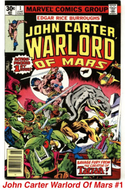 John Carter Warlord Of Mars #1