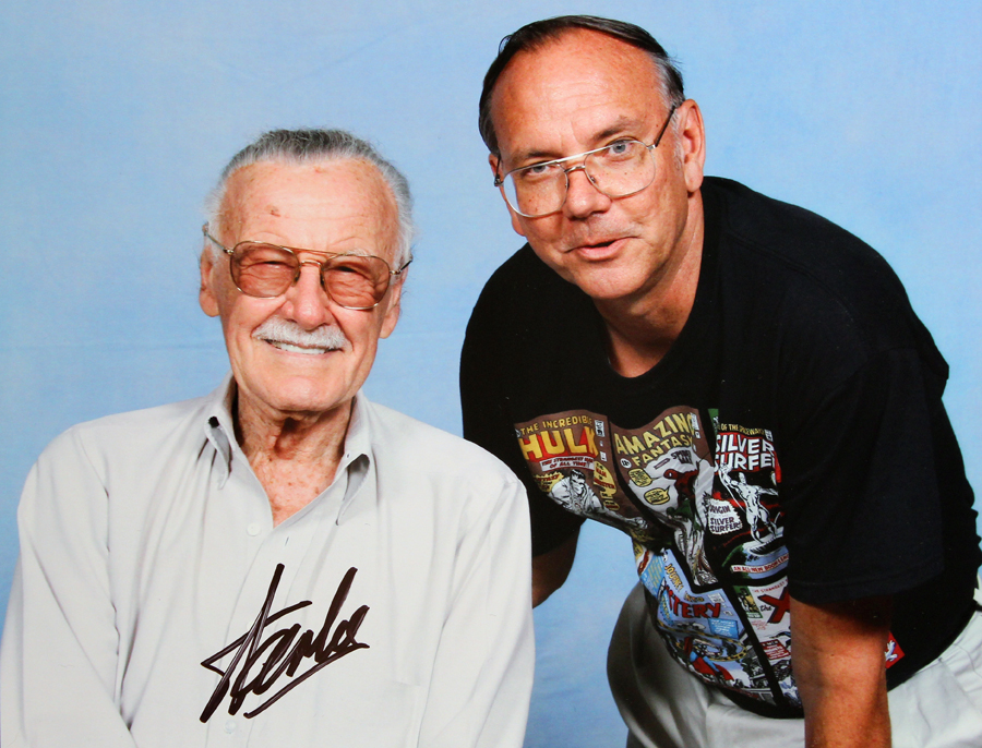 Lewis Forro with Stan Lee at Baltimore Comic Cono 2012