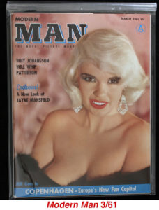 Modern Man March 1961 Jayne Mansfield cover