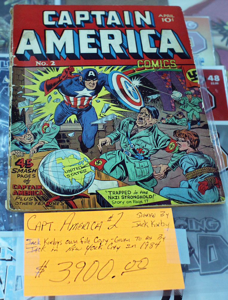 Captain America #2 1941 owned by Jack Kirby