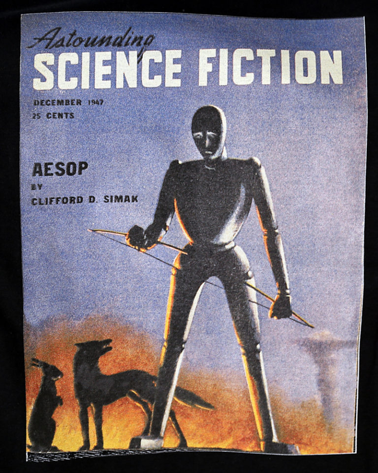 City T-shirt from cover of Astounding Science Fiction