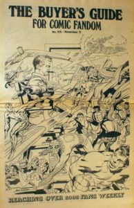 Buyers Guide For Comic Fandom #105 Jack kirby cover