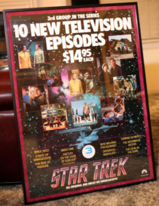 Star Trek video poster 1980s