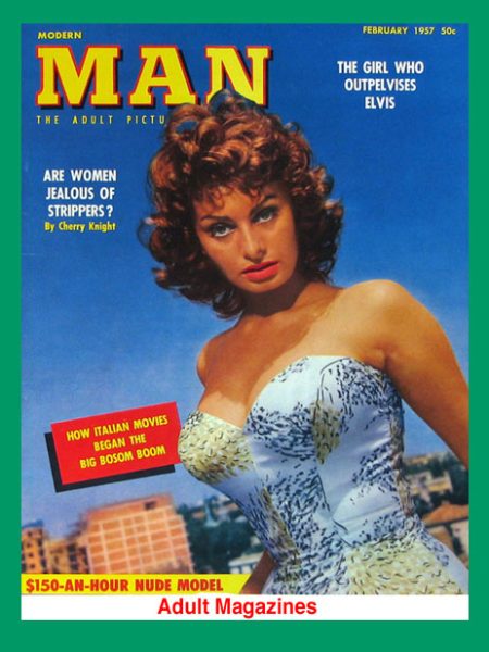 Modern Man magazine with Sophia Loren cover